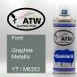 Preview: Ford, Graphite Metallic, YT / M6353: 400ml Sprühdose, von ATW Autoteile West.
